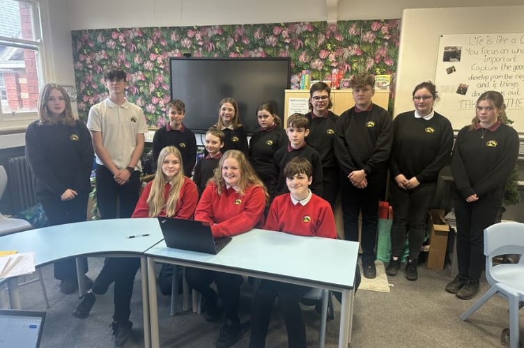 Pupils from Ysgol Uwchradd Tywyn have set up Eco Forum