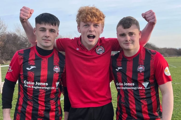 Aaron Jones, Kian Williams and Dyfan Roberts were part of the first team squad against NFA