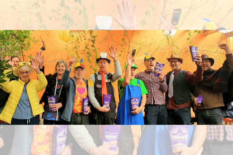 The volunteer fixers were all presented with boxes of Heroes in thanks at the fifth anniversary event on 8 March