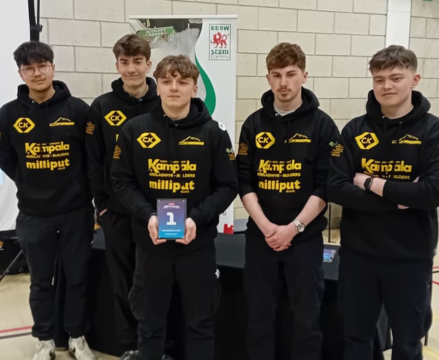 Pwllheli team go through to F1 in Schools UK national finals again