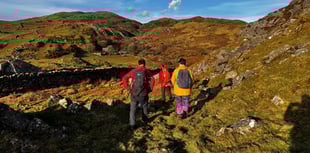 Search team rescue Barmouth hill walker