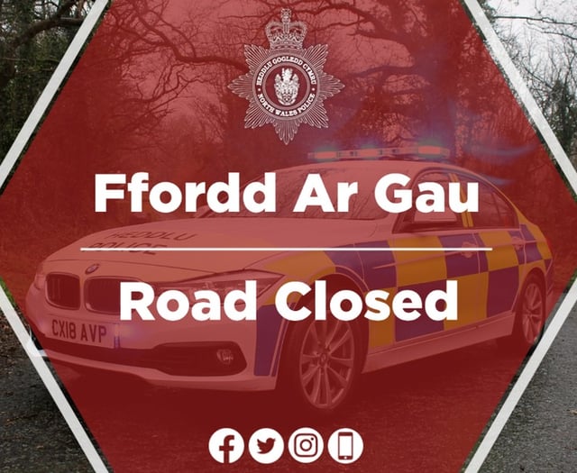 A496 closed due to police incident