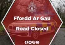 A496 closure after police incident