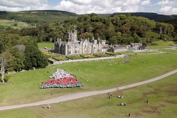 Ffilmio Can y Croeso, Parc Margam