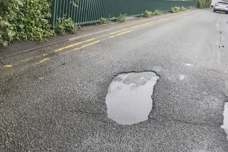pothole Tenby