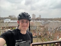 Mont MP staffer cycles English to Welsh coast for mental health cause