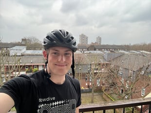 Mont MP staffer cycles English to Welsh coast for mental health cause