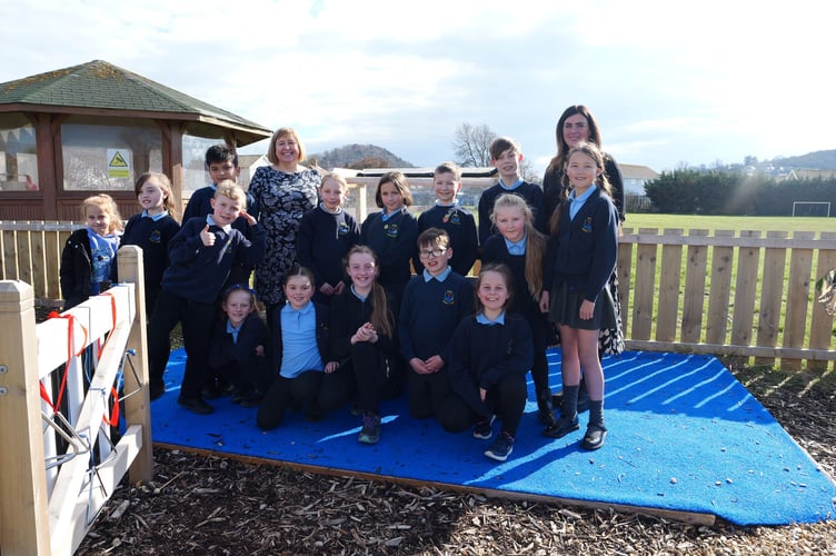 Lynne Neagle, Cabinet Secretary for Education, visits new ALN facilities at a school in Conwy