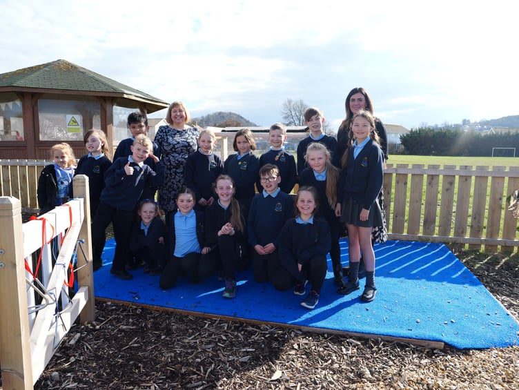 Lynne Neagle, Cabinet Secretary for Education, visits new ALN facilities at a school in Conwy