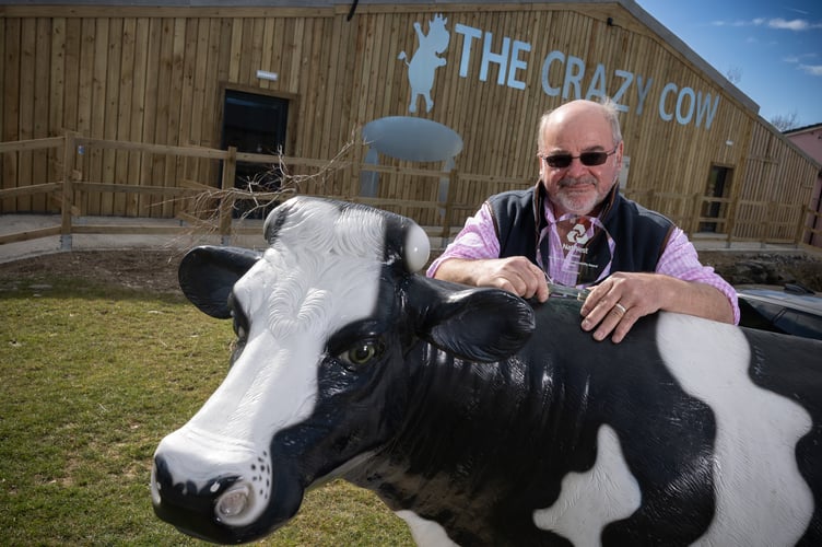 11.03.25  NatWest Cymru Green Business of the Year Award, Bargoed Farm, Llwyncelyn - Geraint Thomas, owner of Bargoed Farm with the award