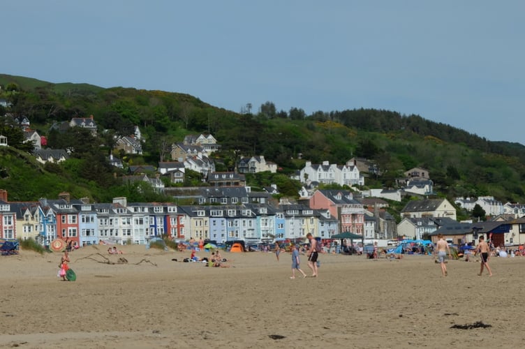 Aberdyfi scenic stock
