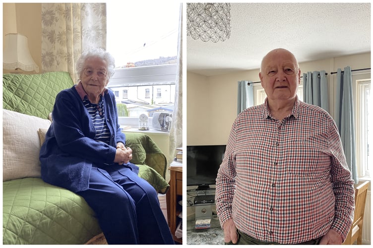 Bronwen, 92, says the services are "important - especially in winter and for those living on their own". Don, 88, enjoys the ladies visiting as he lives alone, having started receiving meals after his partner got sick.