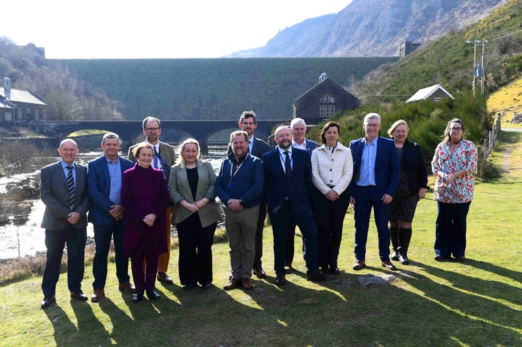 Visit to the Elan Valley Lakes development