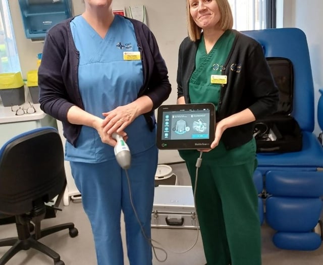 New bladder scanner for Carmarthenshire clinics