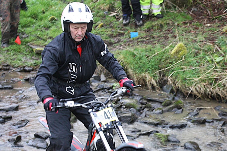 Second in the Clubman class, Steven Plain of Llanyre