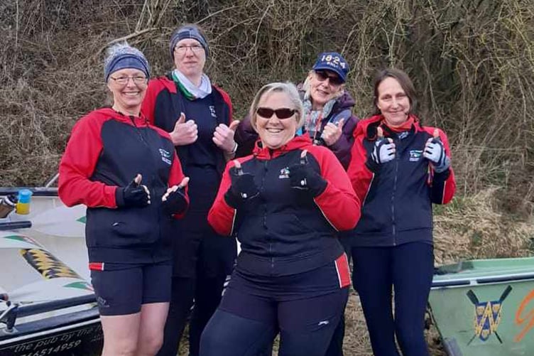 MYC Porthmadog Ladies won the Montford Challenge on the River Severn