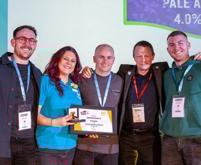 Local brewery's elderflower ale wins national gold