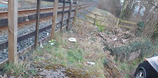 Network Rail apologise after rubbish strewn across Glantywmyn