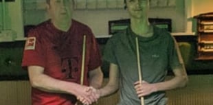 Hayward wins Division Two snooker singles title