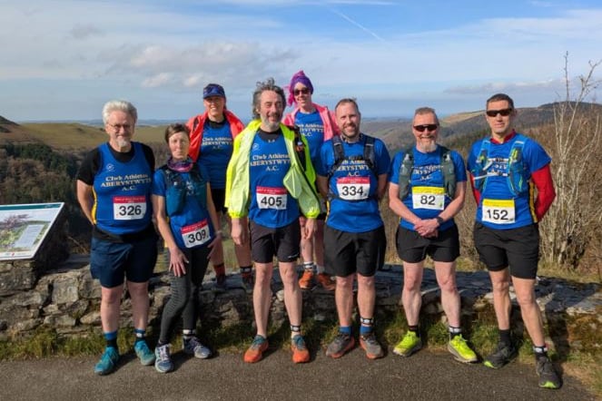 Aber runners at the Silver Trail