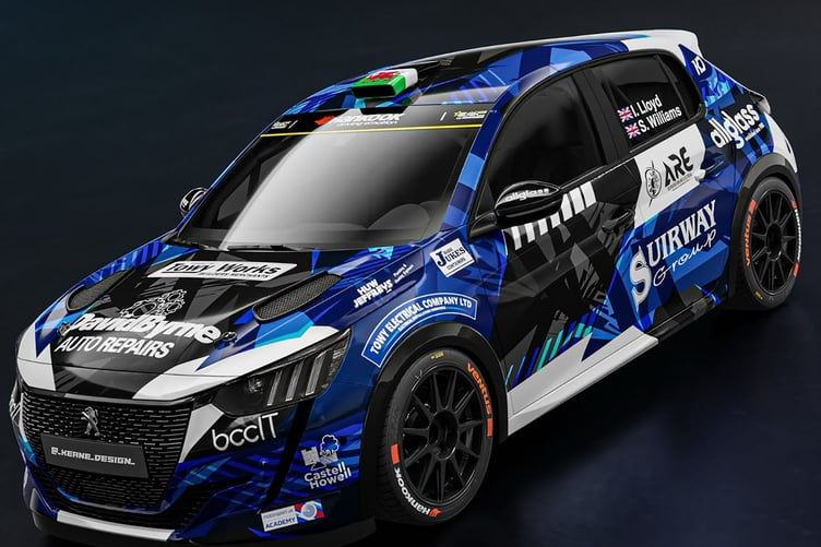 Ioan Lloyd is taking on the FIA Junior European Rally Championship