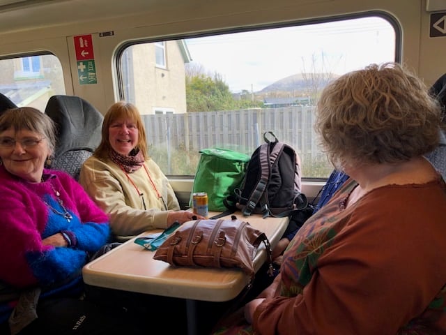 Llanfair art group visits Machynlleth's Museum of Modern Art