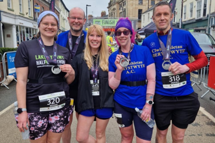 Aber runners at Welshpool