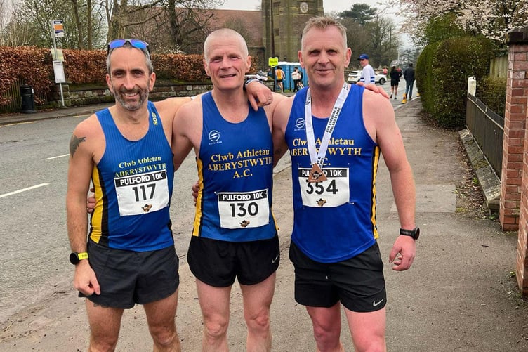 Edd, Paul and Huw at Pulford