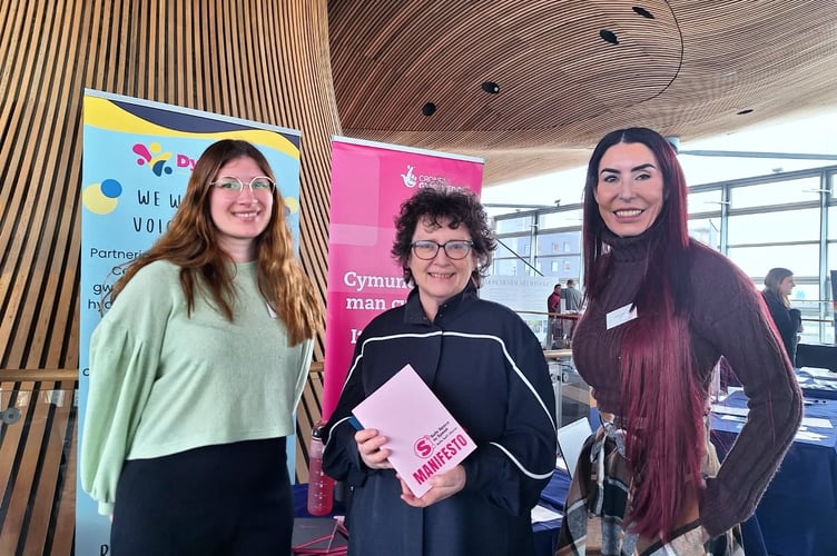 Elin Jones MS celebrates Area 43 at the Senedd 