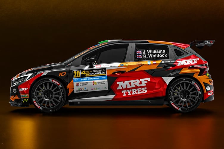 Williams has been rostered into the MRF Tyres Rally Team