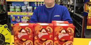 Aberystwyth businesses support foodbank Easter egg appeal