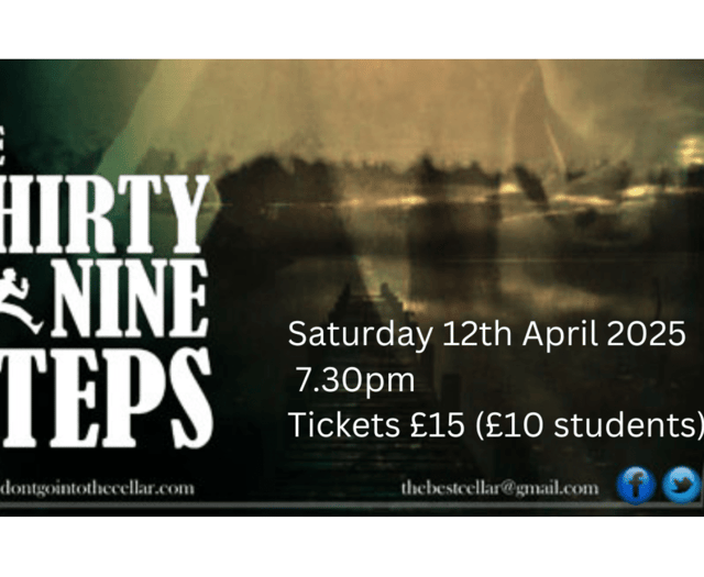 Barmouth's Dragon Theatre hosts 'The Thirty-Nine Steps'