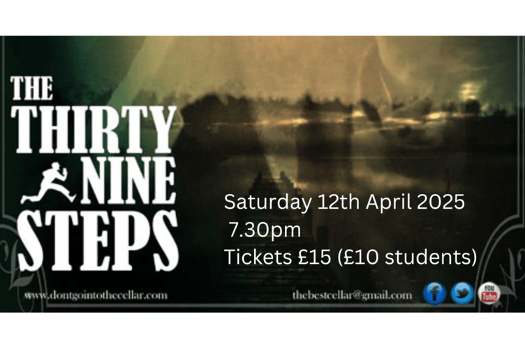 See 'The Thirty Nine Steps' in Barmouth