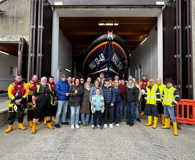 Family raises money for New Quay RNLI in memory of loved one