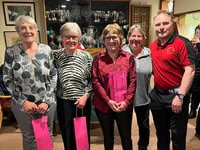Borth golf event raises £1,000 charity