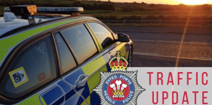 Oily road surface injures motorcyclist
