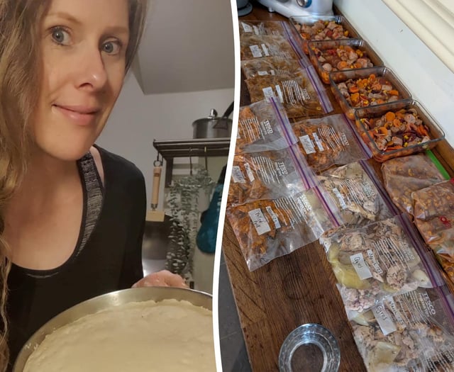 Mum saves hundreds with meal prep