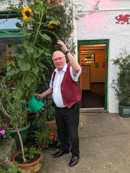 Tony Wadsworth of Tony’s Italian in Talybont