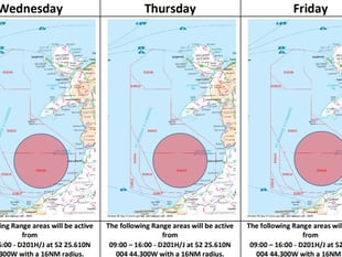 More military tests in Cardigan Bay this week