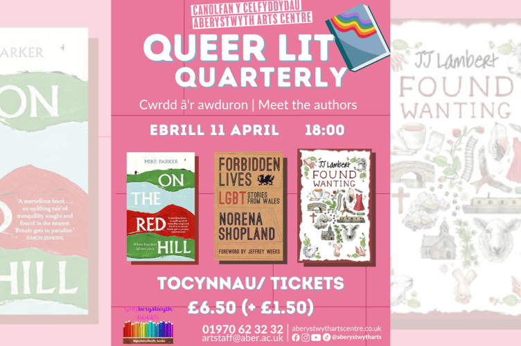 Gayberystwyth Books has announced their new event series, Queer Lit Quarterly