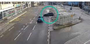 BMW driver caught doing 'donuts' around Aberystwyth roundabout