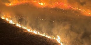 Public warned to avoid Ffair Rhos area as 48 hour grass fire rages on