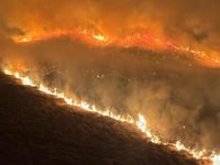 Public warned to avoid Ffair Rhos area as 48 hour grass fire rages on