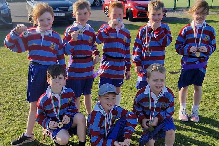 Ysgol Tanycastell, Harlech who were second in the competition