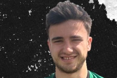 Centre half Rhodri Jones has been named Tregaron Turfs' player of the month for March after a string of consistent performances