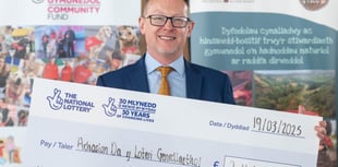 Montgomeryshire MS joins National Lottery celebrations 