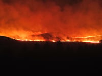 Ceredigion wildfire threatens public health