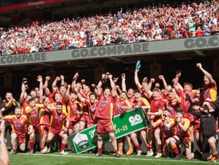 Watch Caernarfon Rugby Club prepare for their historic victory