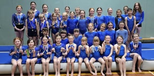 Medals galore for Aberystwyth Gymnastics Club