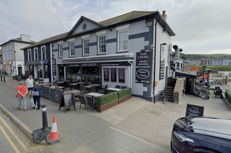 The New Celtic Restaurant was partially closed after the incident